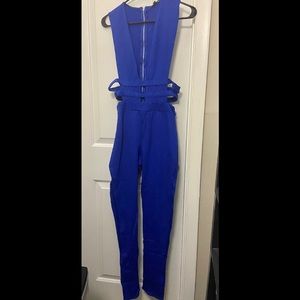 Don’t Call Me Up Jumpsuit - Royal